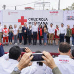 Erasmo y Dunia reconocen labor humanitaria de la Cruz Roja