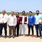 Supervisa Armando Martínez predio donde se construirá el CETMAR 43 en Altamira